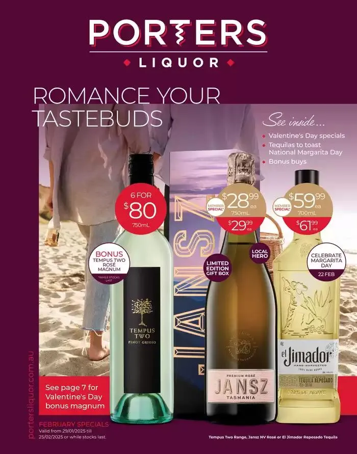 Romance your Tastebuds. - Catalogue valid from 29 January to 25 February 2025 - page 1