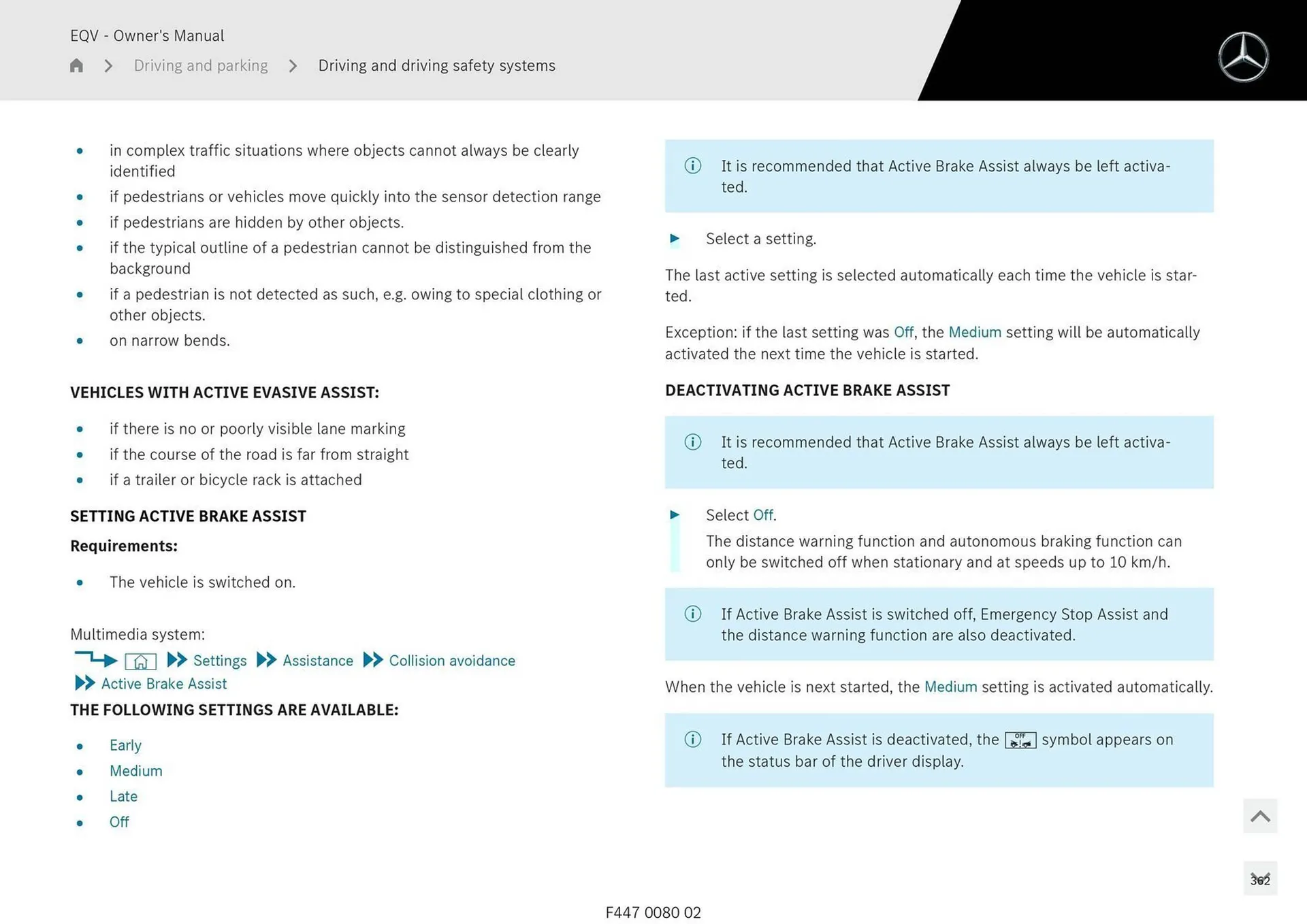 Mercedes-Benz catalogue - Catalogue valid from 11 September to 11 September 2025 - page 362
