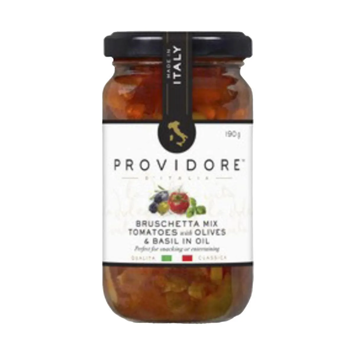 Providore Bruschetta Tomato Olive Basil 190g