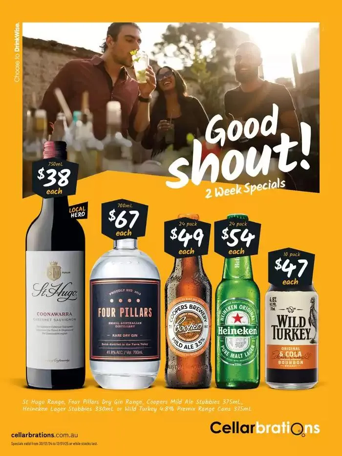 Good Shout! 2 Week Specials - SA Z1 - Catalogue valid from 30 December to 12 January 2025 - page 1