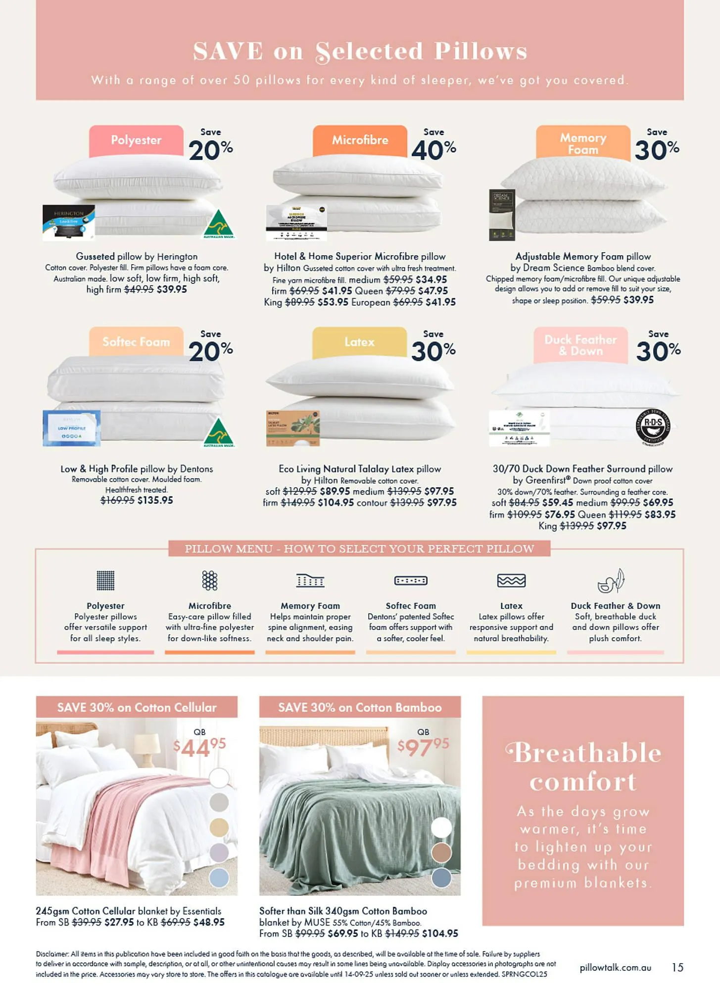 Pillow Talk catalogue - Catalogue valid from 22 August to 14 September 2025 - page 15