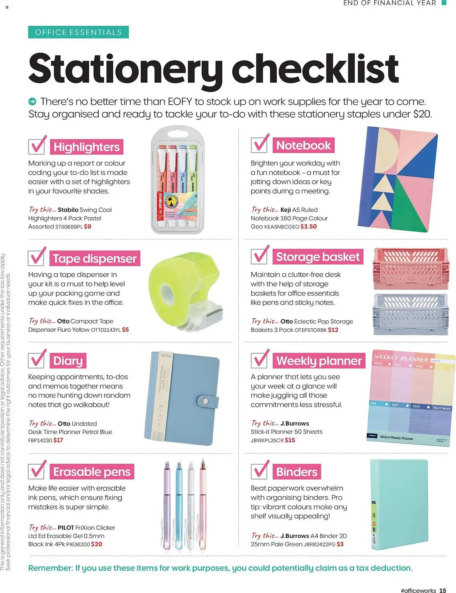 Officeworks catalogue - Catalogue valid from 7 May to 12 June 2026 - page 15