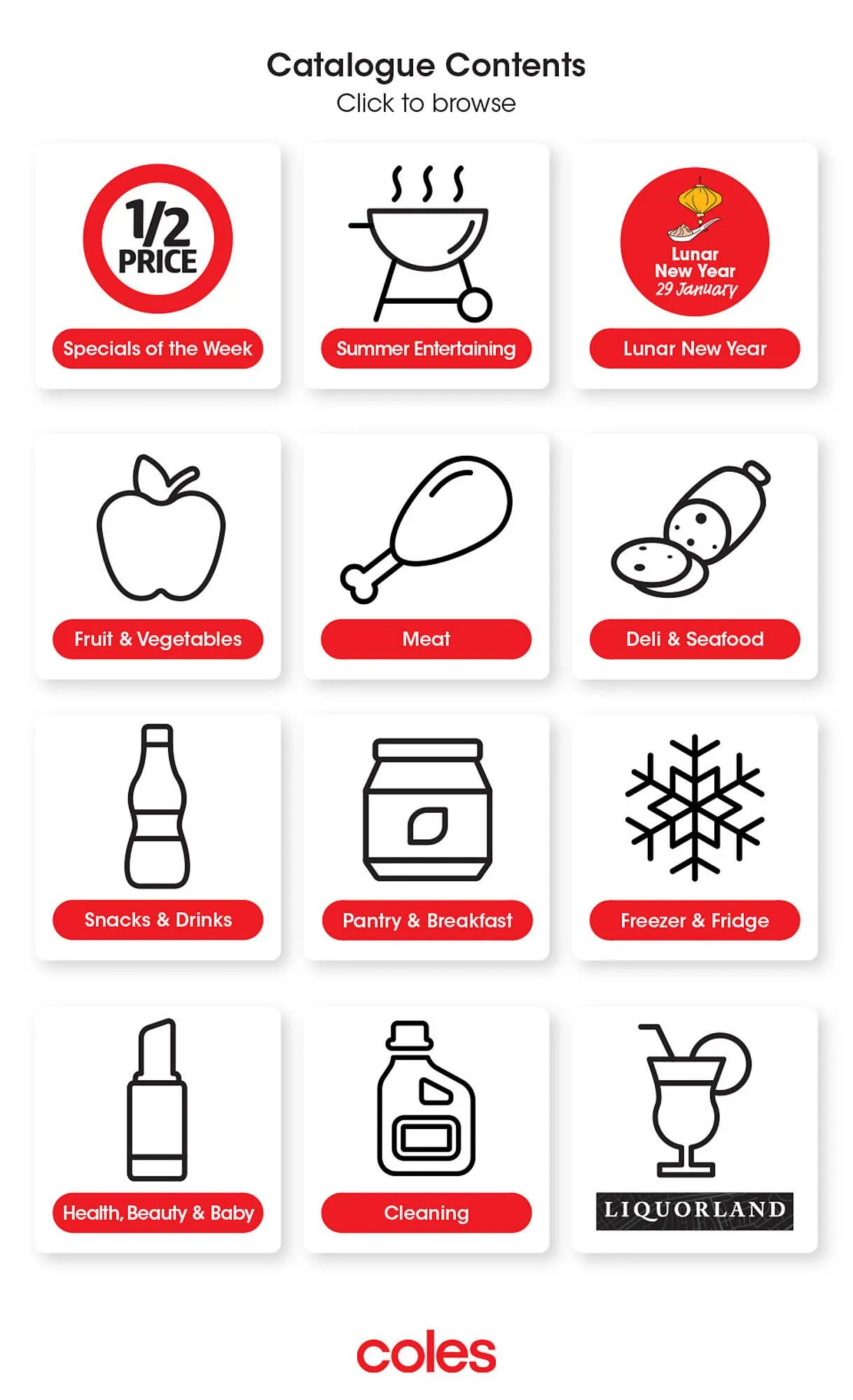 Coles catalogue - Catalogue valid from 15 January to 21 January 2025 - page 1