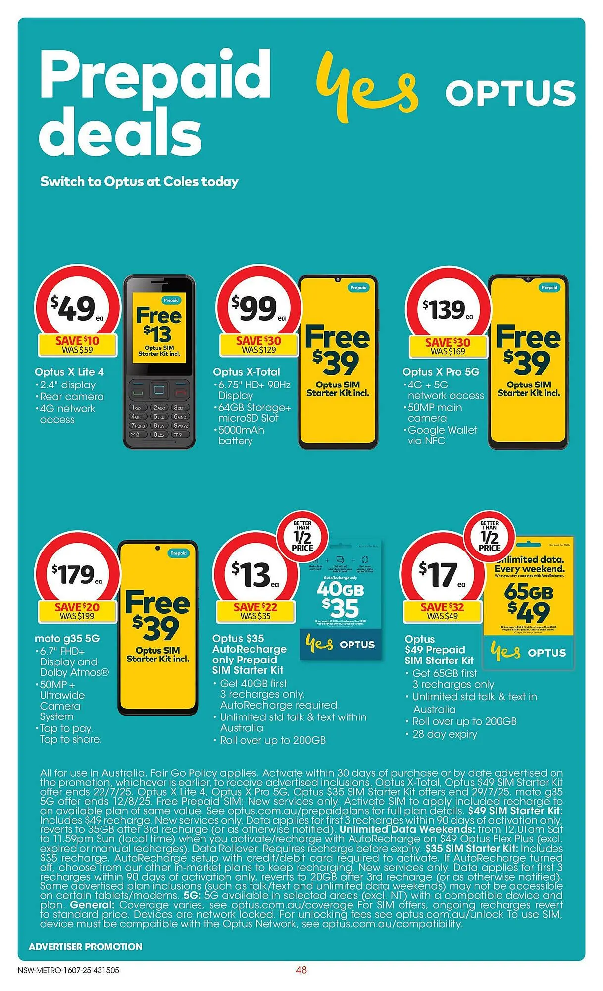 Coles catalogue - Catalogue valid from 15 July to 22 July 2025 - page 48