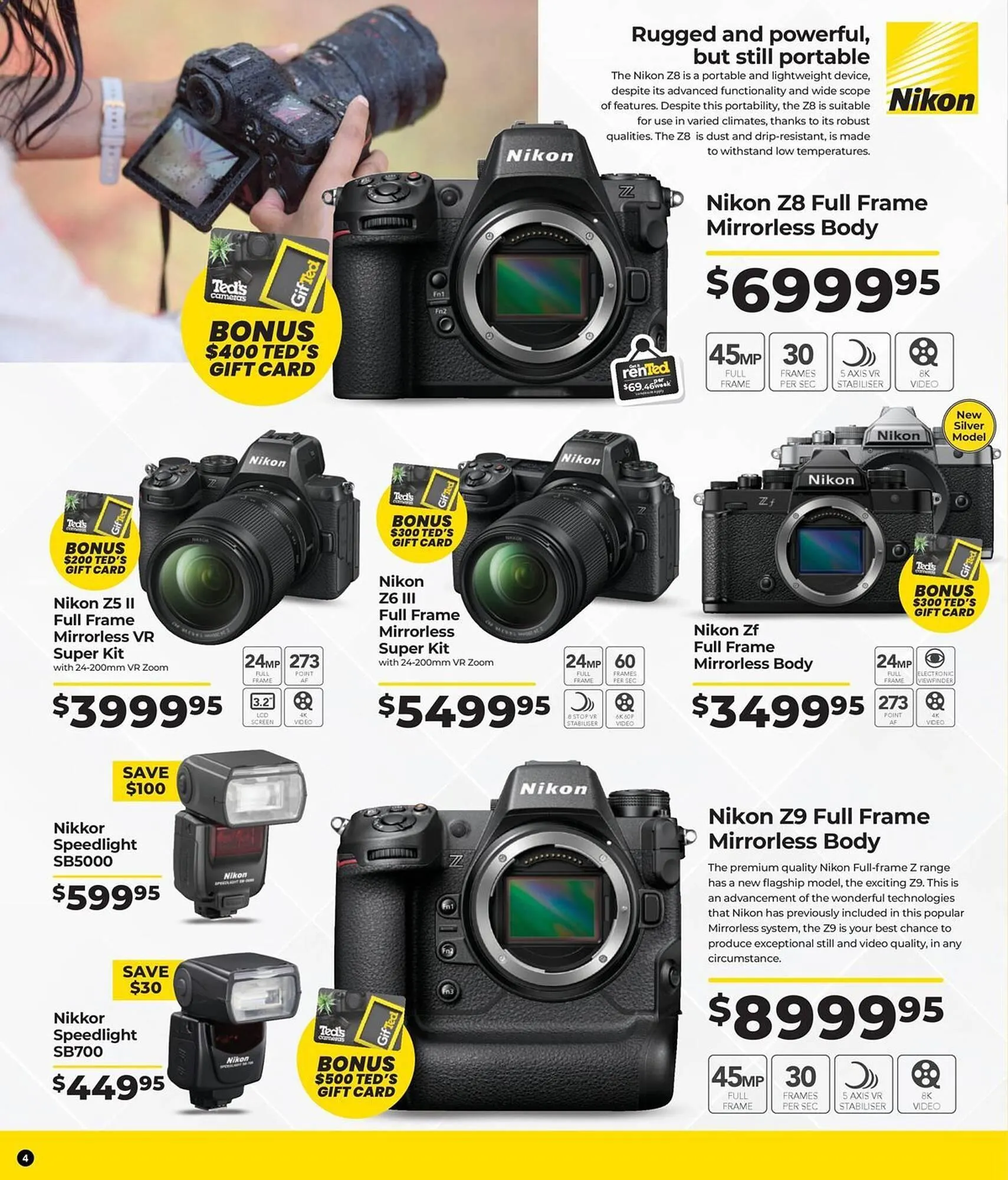 Teds Cameras catalogue - Catalogue valid from 3 November to 16 November 2025 - page 4