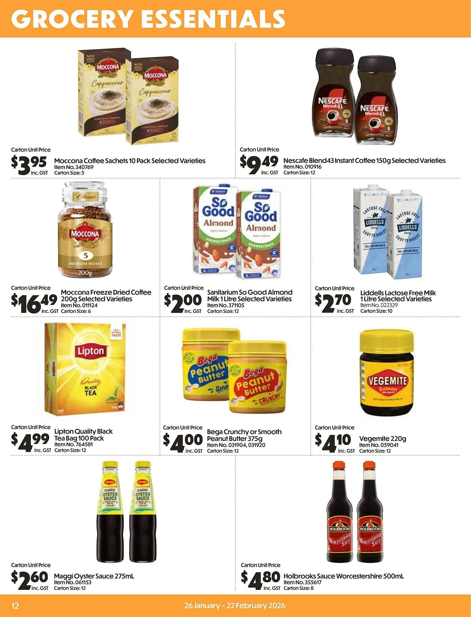 Campbells Wholesale catalogue - Catalogue valid from 26 January to 22 February 2026 - page 12