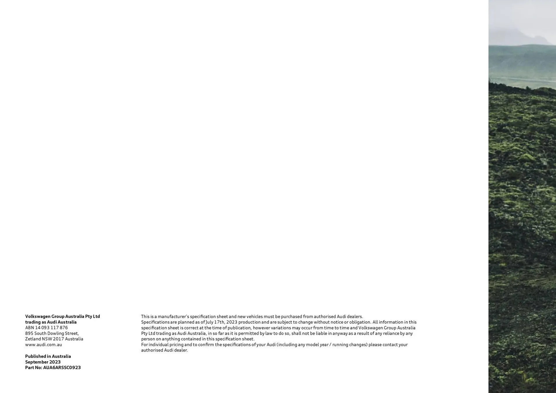 Audi catalogue - Catalogue valid from 11 September to 11 September 2025 - page 8
