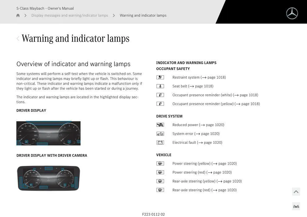 S - Class Maybach - Catalogue valid from 11 September to 11 September 2025 - page 1016