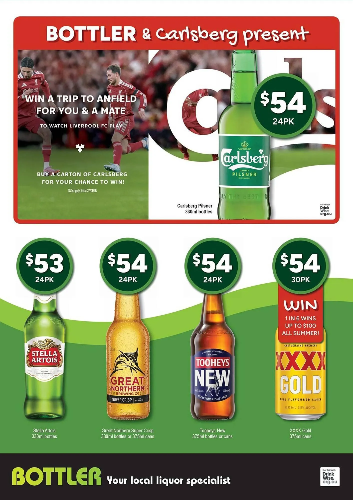 Bottler catalogue - Catalogue valid from 31 December to 27 January 2026 - page 1