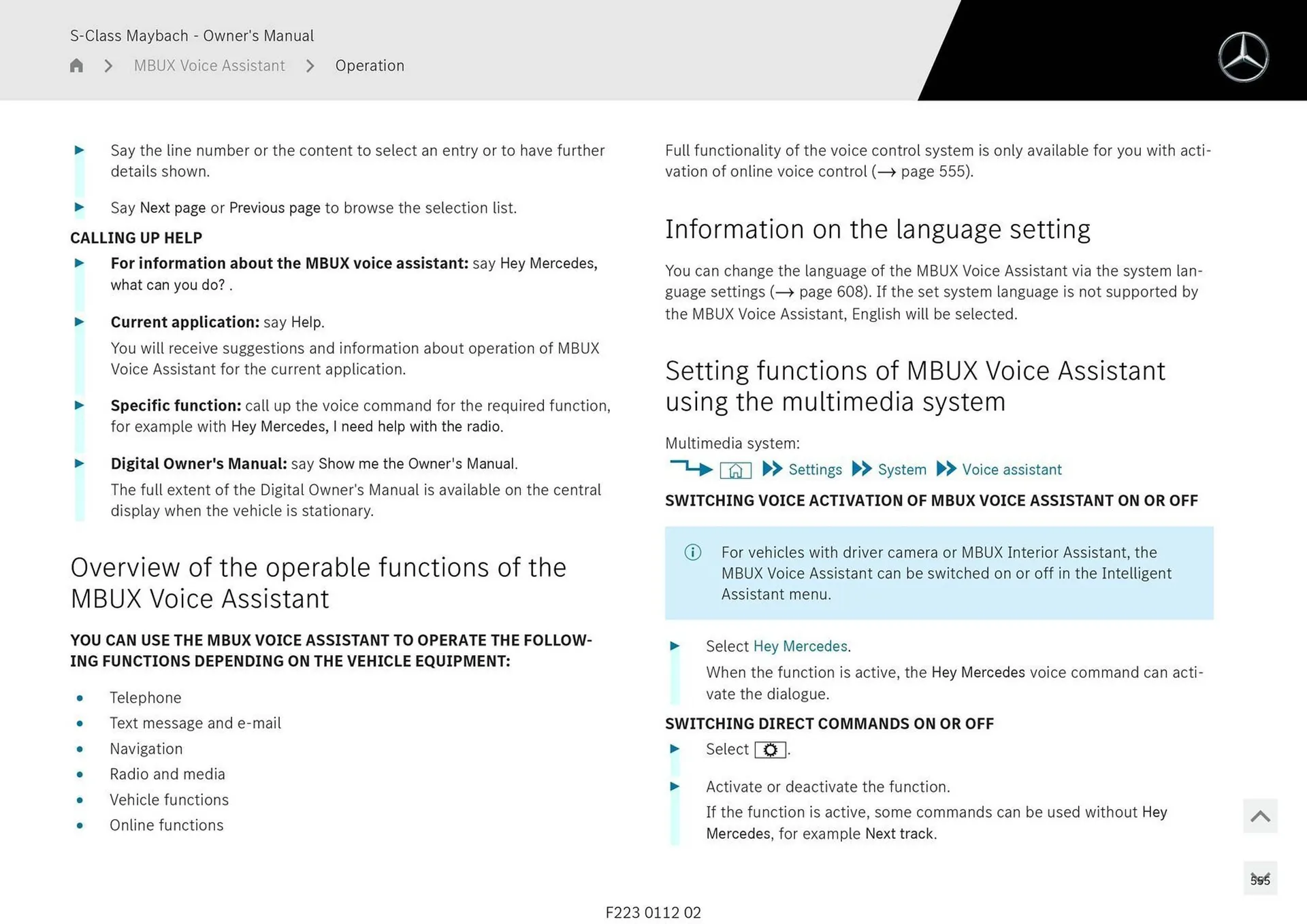 Mercedes-Benz catalogue - Catalogue valid from 1 May to 1 May 2026 - page 555