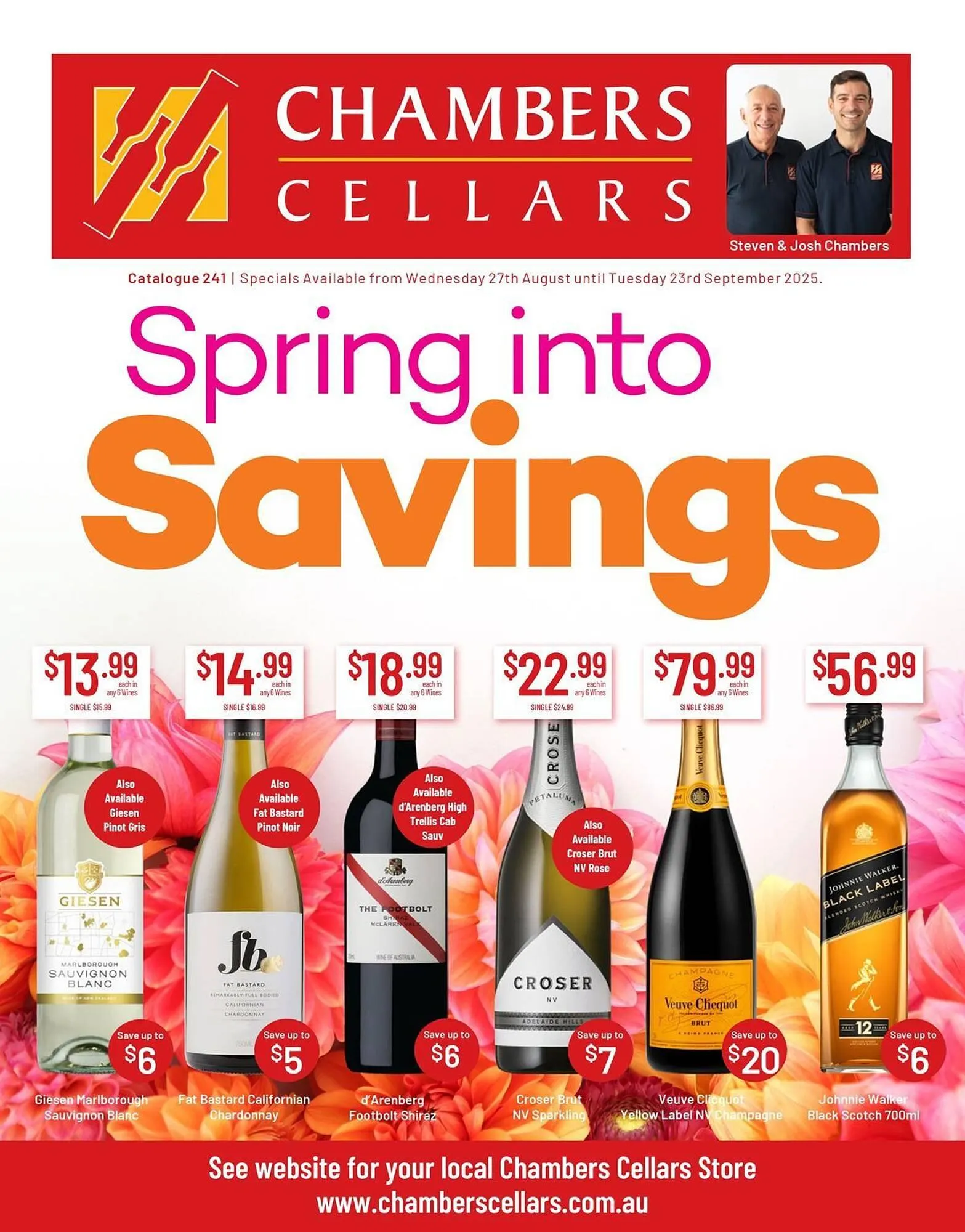 Chambers Cellars catalogue - Catalogue valid from 2 September to 23 September 2025 - page 1