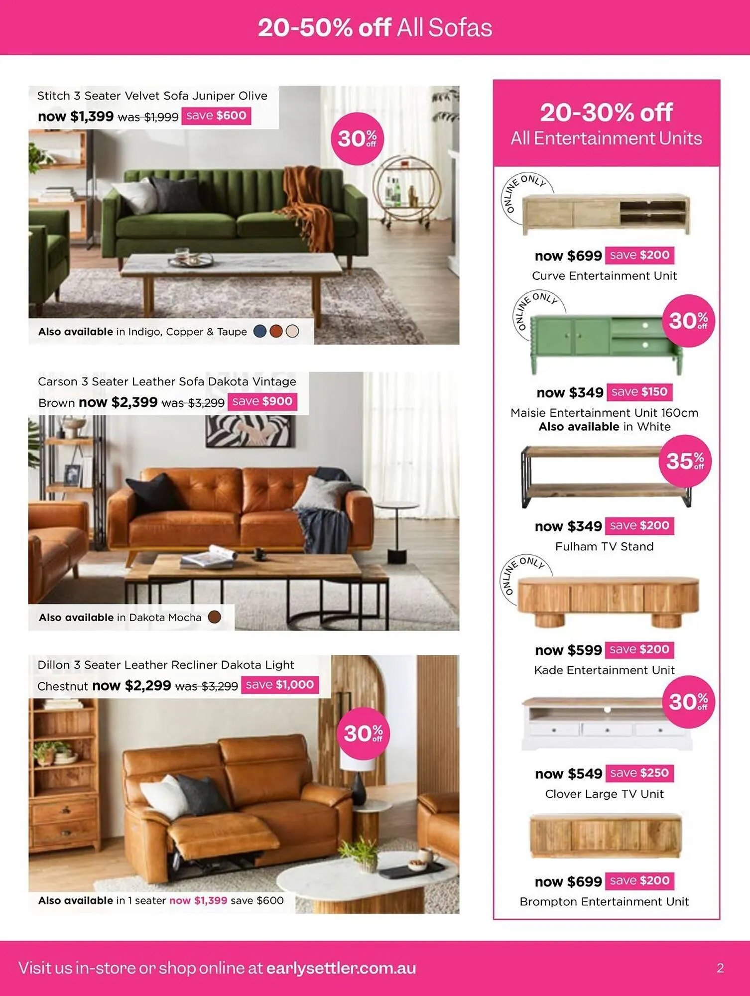 Early Settler catalogue - Catalogue valid from 30 October to 30 November 2025 - page 2