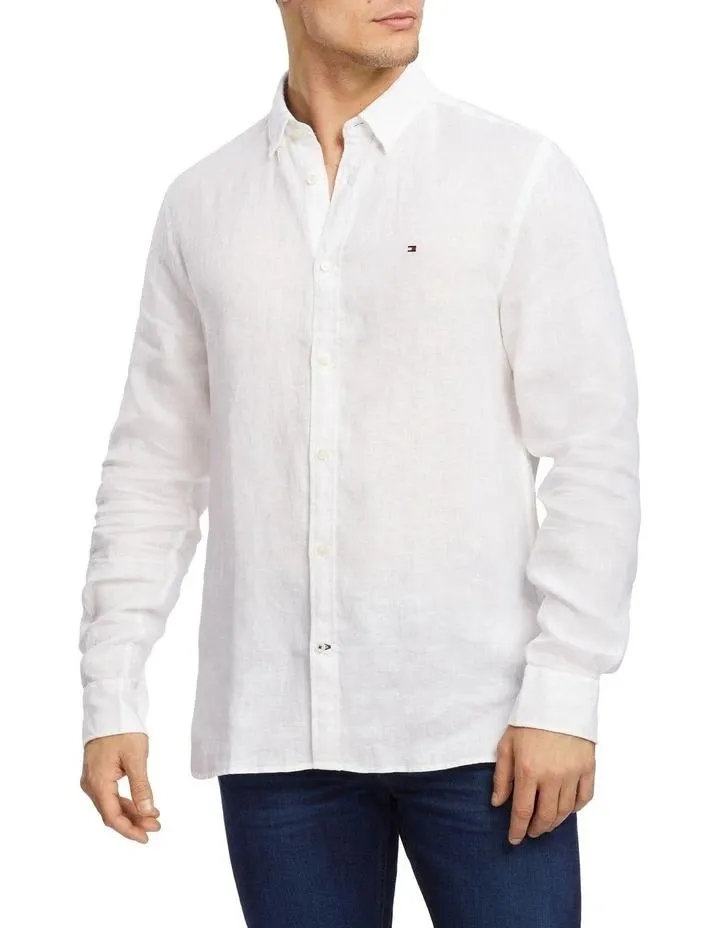 Premium Linen Shirt in White