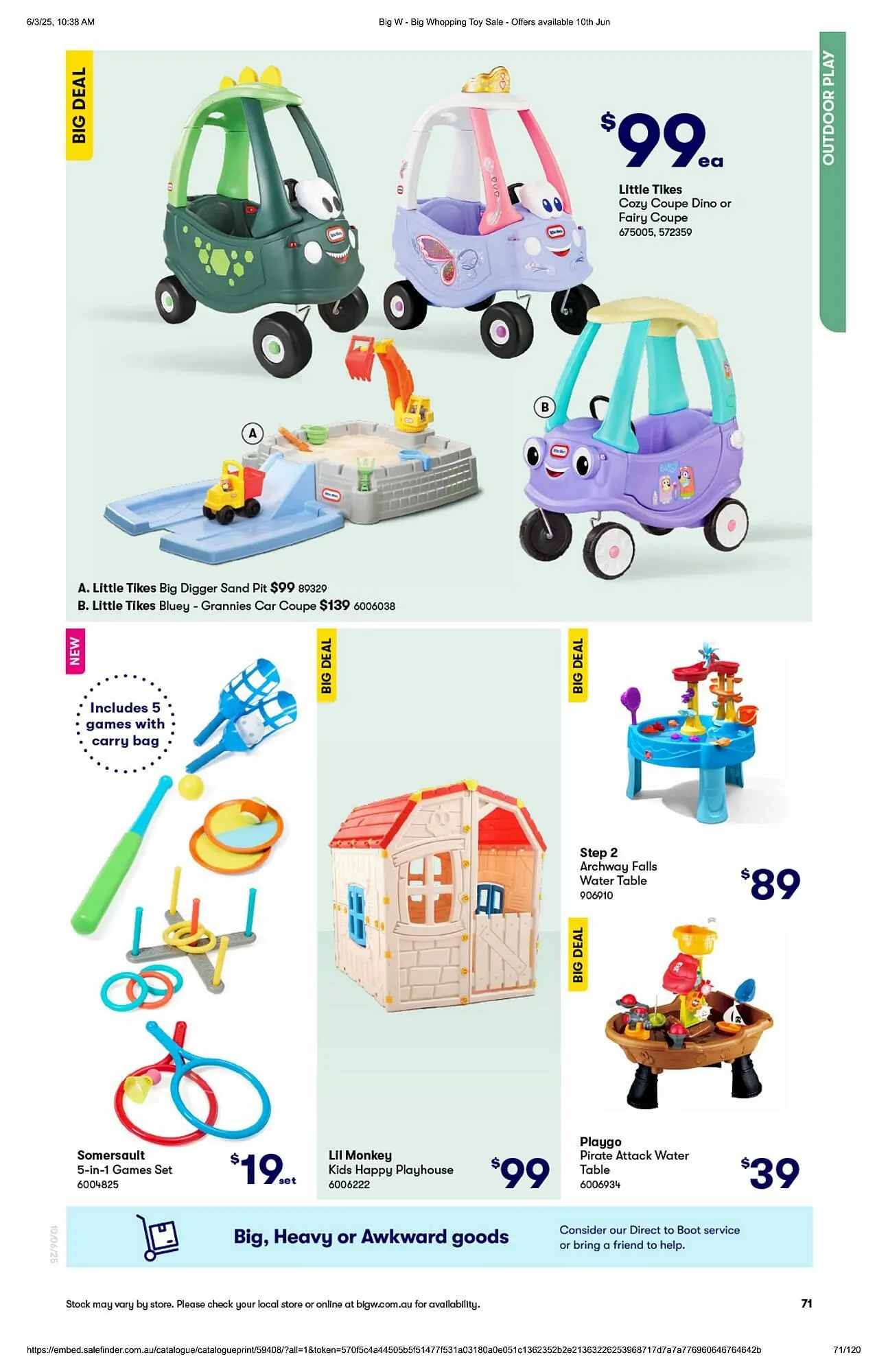 BIG W catalogue - Catalogue valid from 10 June to 9 July 2025 - page 71