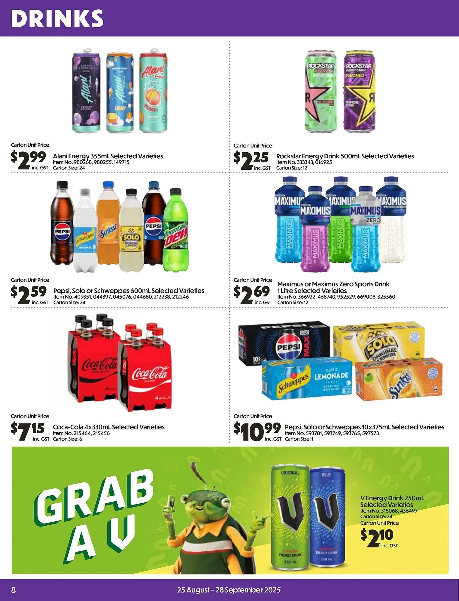 Campbells Wholesale catalogue - Catalogue valid from 25 August to 28 September 2025 - page 8