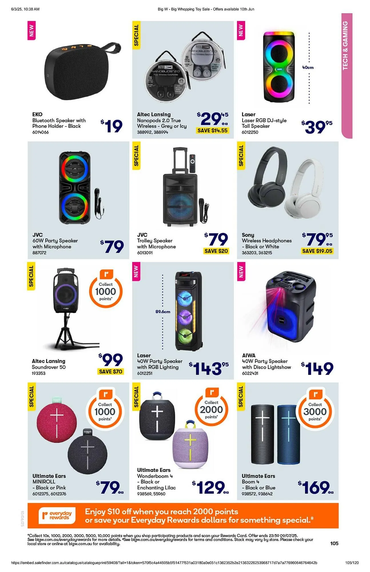 BIG W catalogue - Catalogue valid from 10 June to 9 July 2025 - page 105