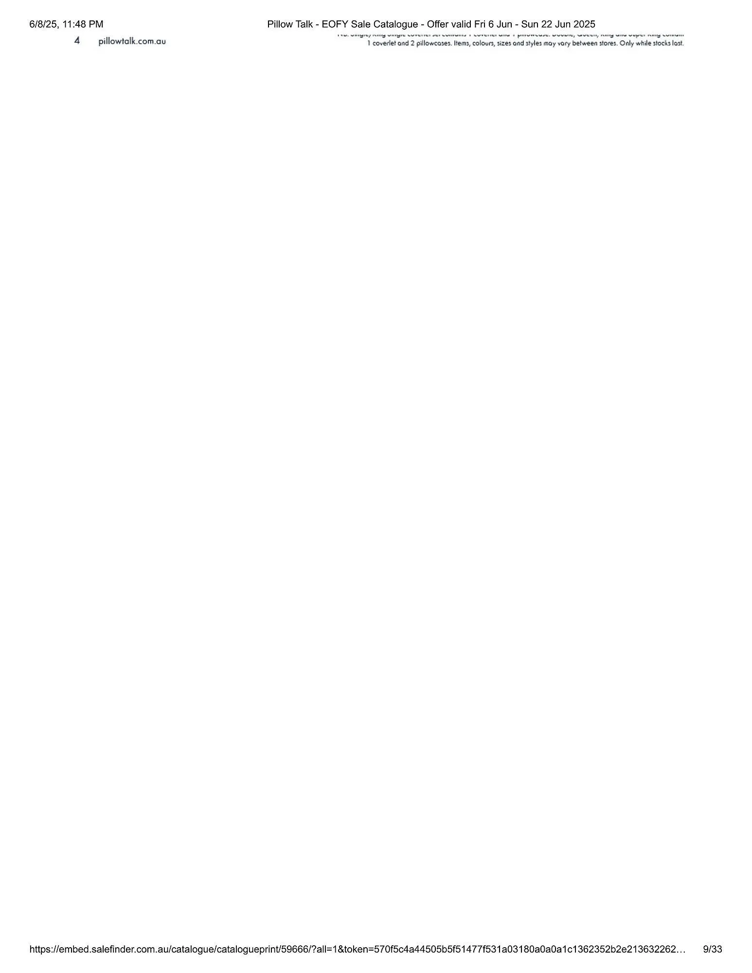 Pillow Talk catalogue - Catalogue valid from 8 June to 22 June 2025 - page 9