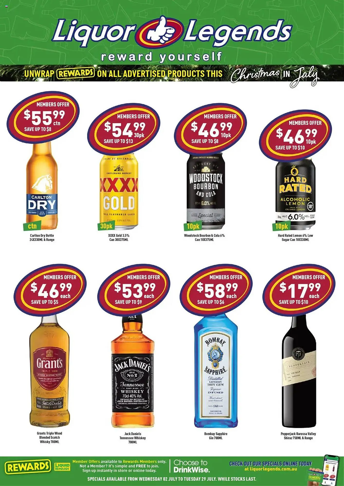 Liquor Legends catalogue - Catalogue valid from 2 July to 29 July 2025 - page 1