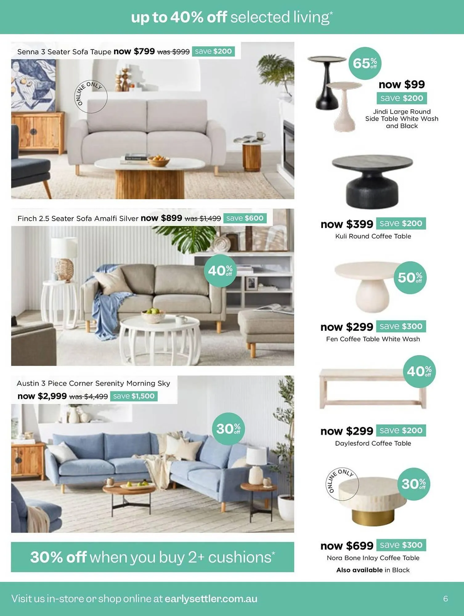 Early Settler catalogue - Catalogue valid from 21 August to 7 September 2025 - page 6