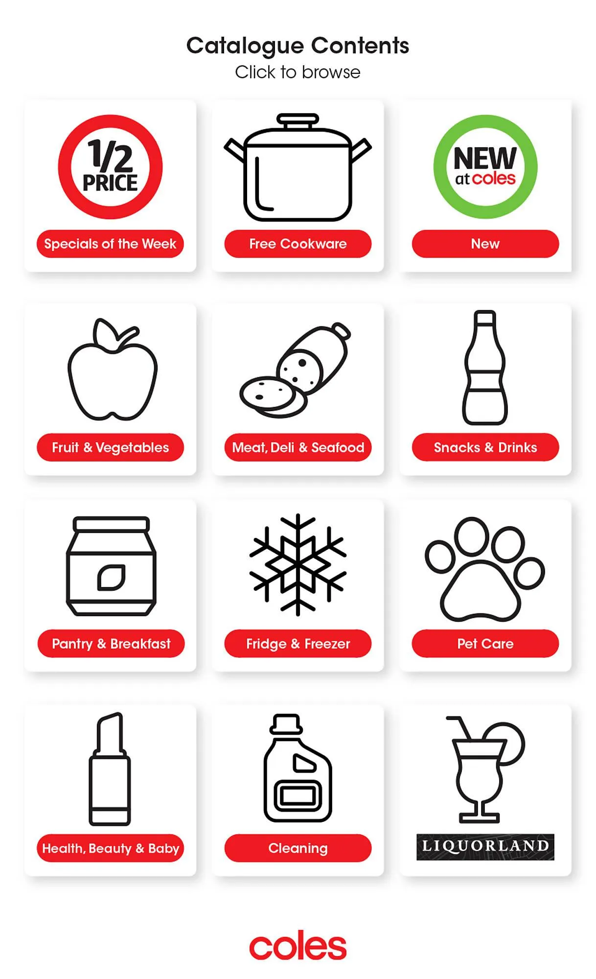 Coles catalogue - Catalogue valid from 8 April to 14 April 2026 - page 1