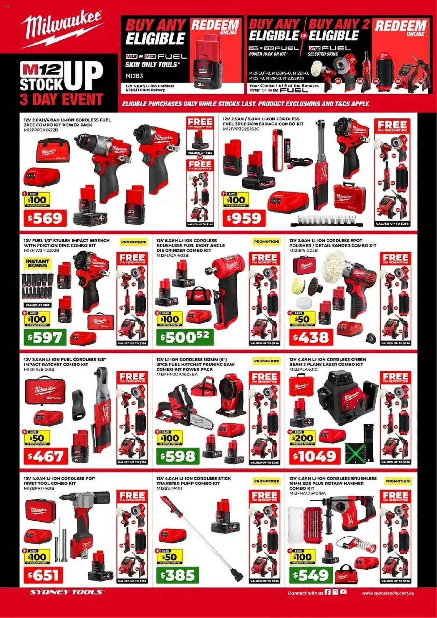 Sydney Tools catalogue - Catalogue valid from 15 April to 18 April 2026 - page 1
