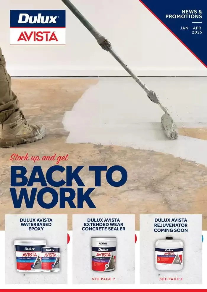 Dulux Avista Trade Newsletter Jan-Apr 2025 - Catalogue valid from 7 February to 30 April 2025 - page 1