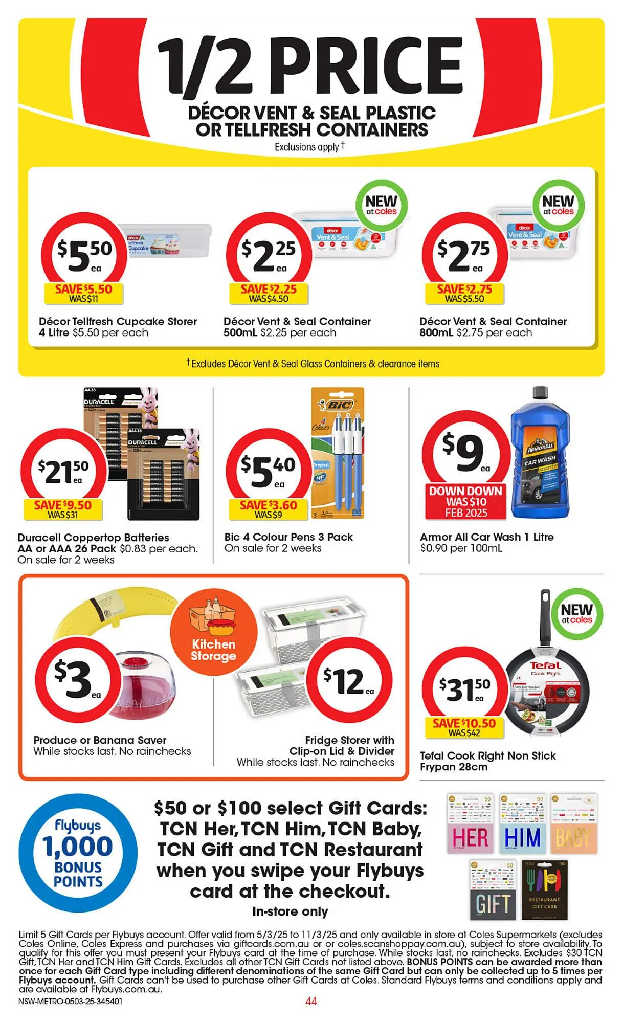 Coles catalogue - Catalogue valid from 5 March to 11 March 2025 - page 44