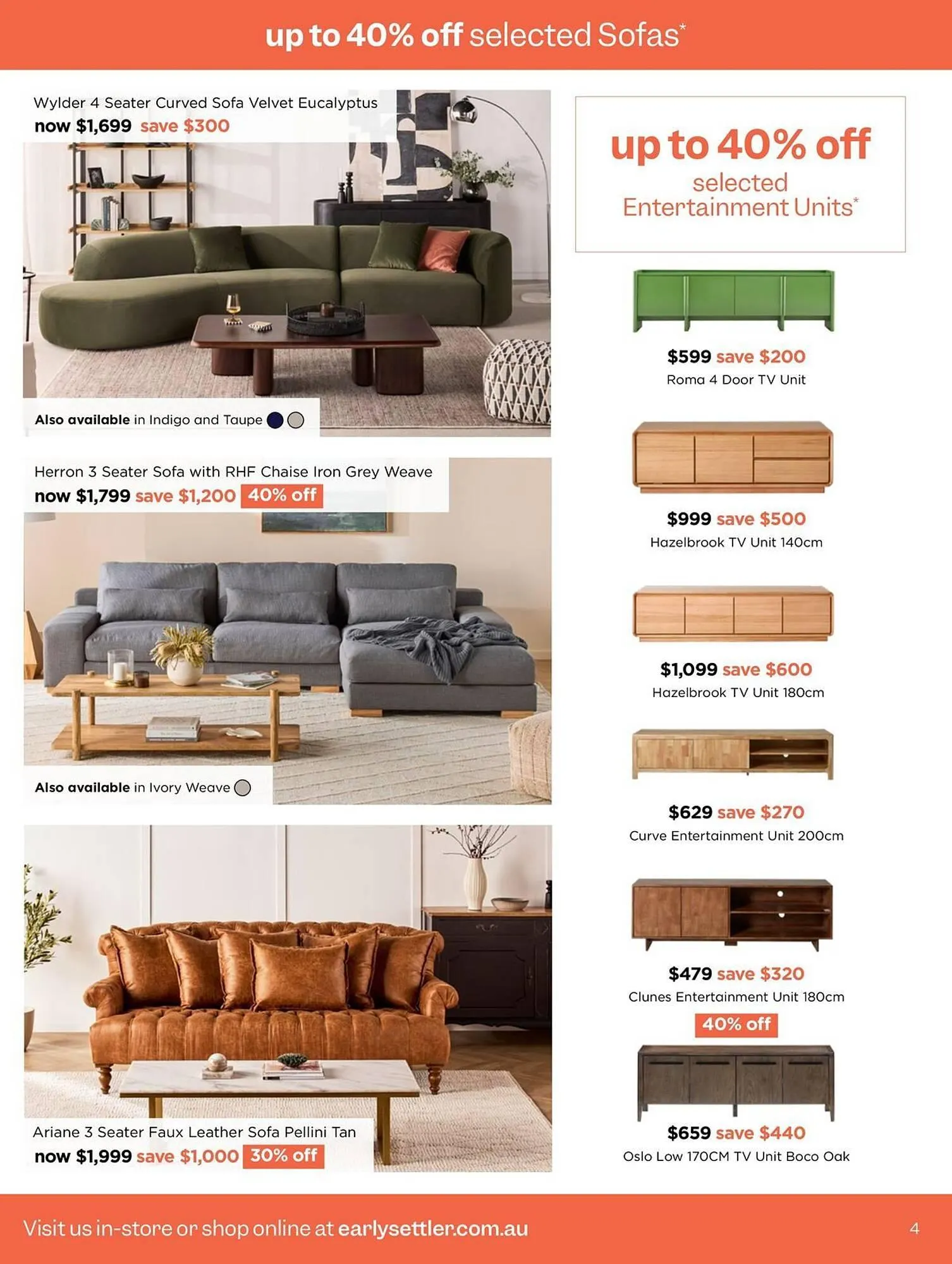 Early Settler catalogue - Catalogue valid from 24 March to 12 April 2026 - page 4