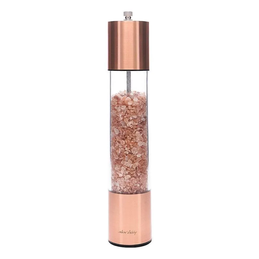 Alex Liddy Advance Stainless Steel Pink Himalayan Salt Grinder 29.5cm Rose Gold