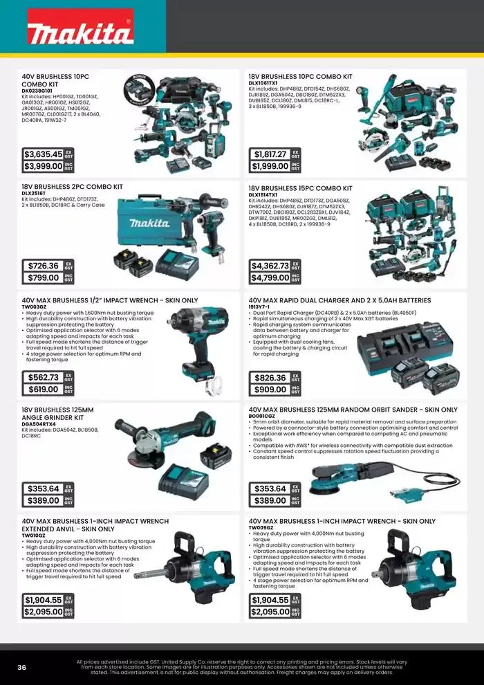  Tool Centre McKinnon APR-JUN 25 - Catalogue valid from 1 April to 30 June 2025 - page 36