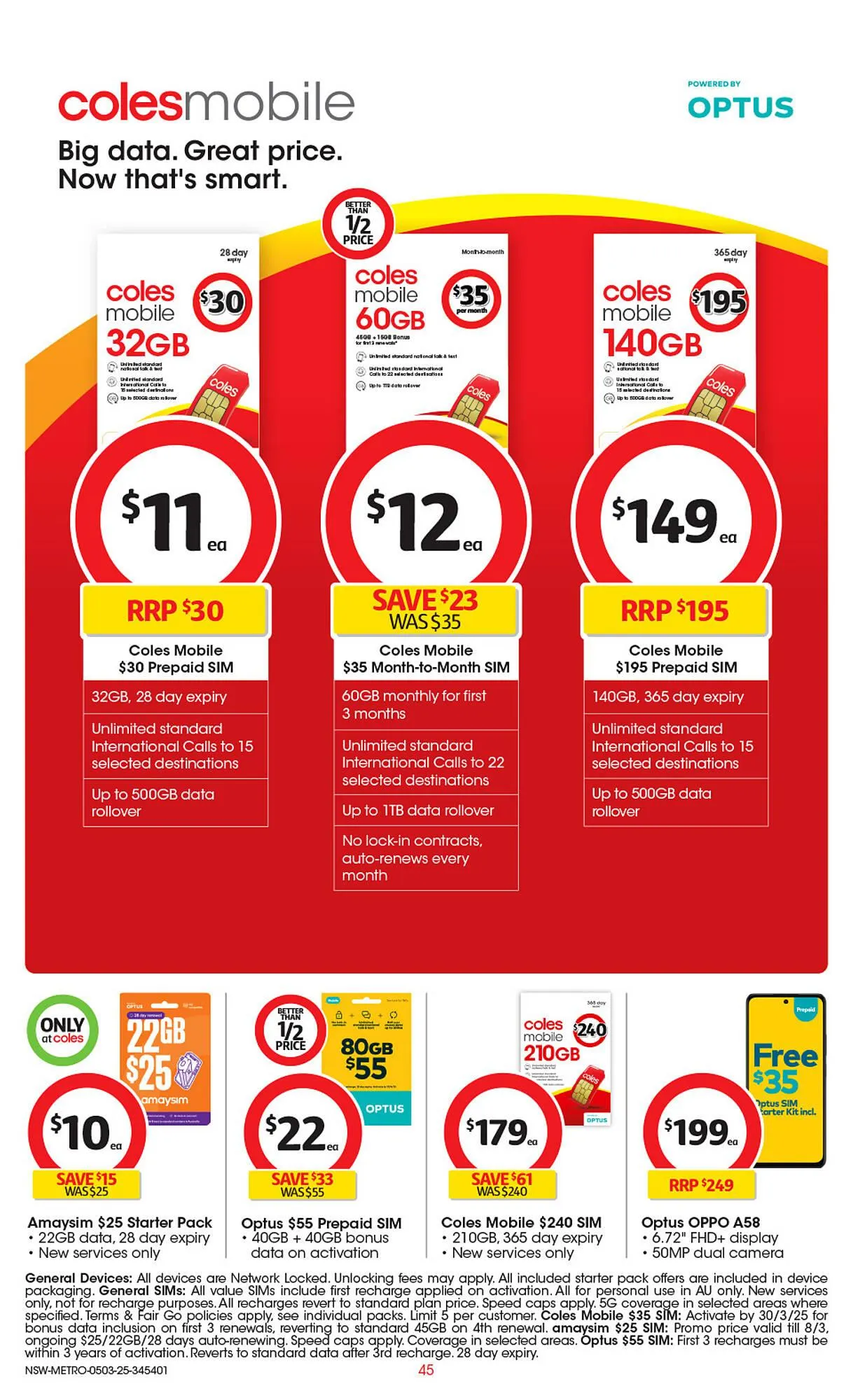 Coles catalogue - Catalogue valid from 5 March to 11 March 2025 - page 45