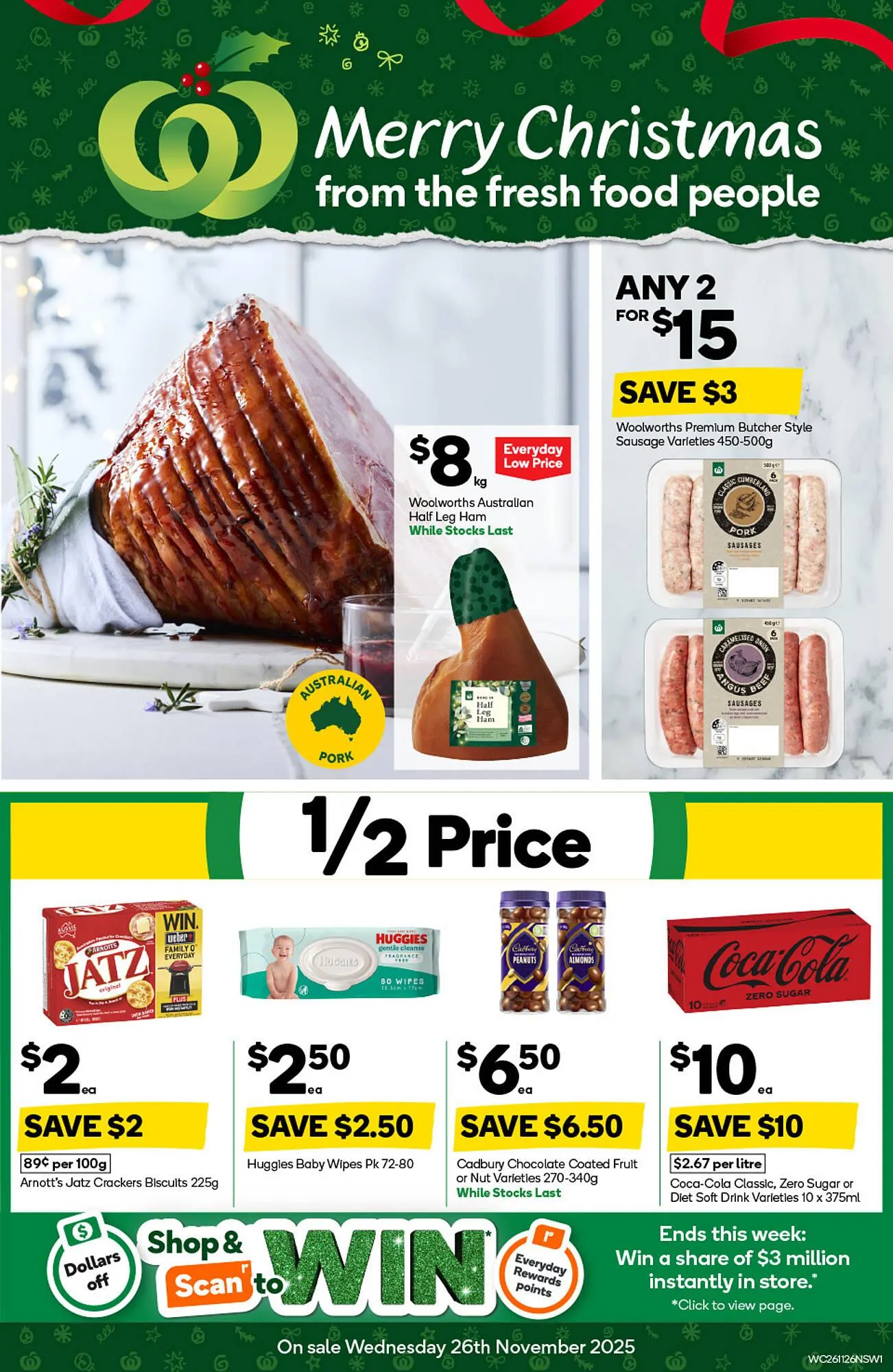 Woolworths catalogue - Catalogue valid from 26 November to 2 December 2025 - page 1