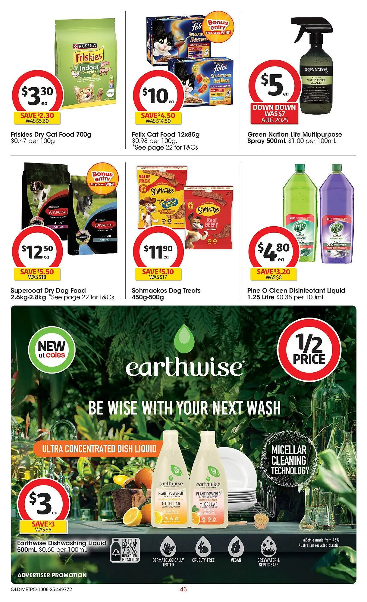 Coles catalogue - Catalogue valid from 12 August to 19 August 2025 - page 43