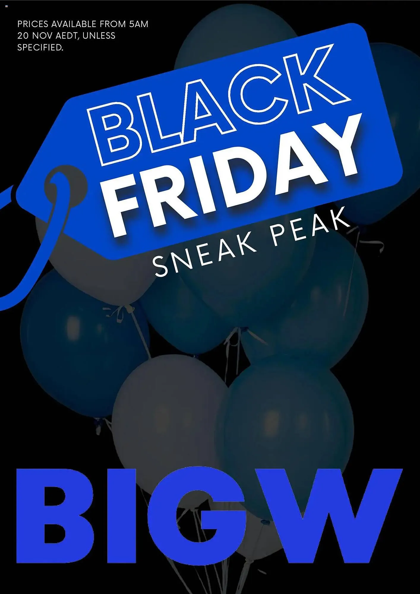 BIG W catalogue - Catalogue valid from 20 November to 30 November 2025 - page 1