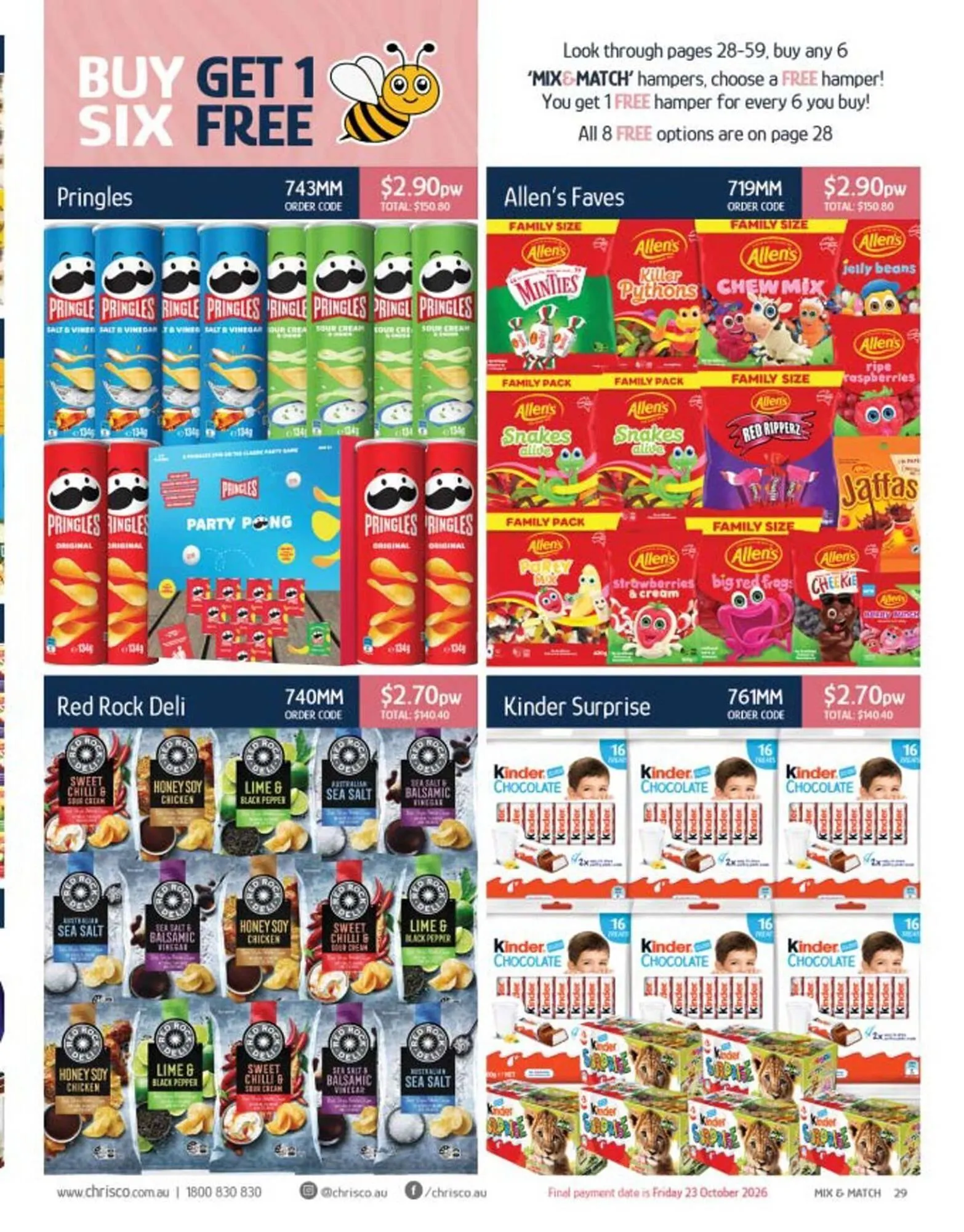 Chrisco Hampers catalogue - Catalogue valid from 19 September to 31 December 2026 - page 29