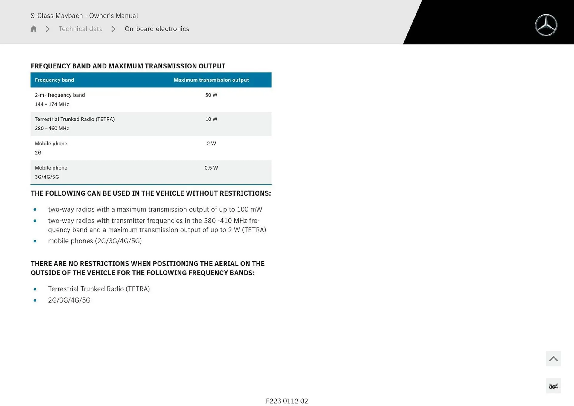 Mercedes-Benz catalogue - Catalogue valid from 1 May to 1 May 2026 - page 864