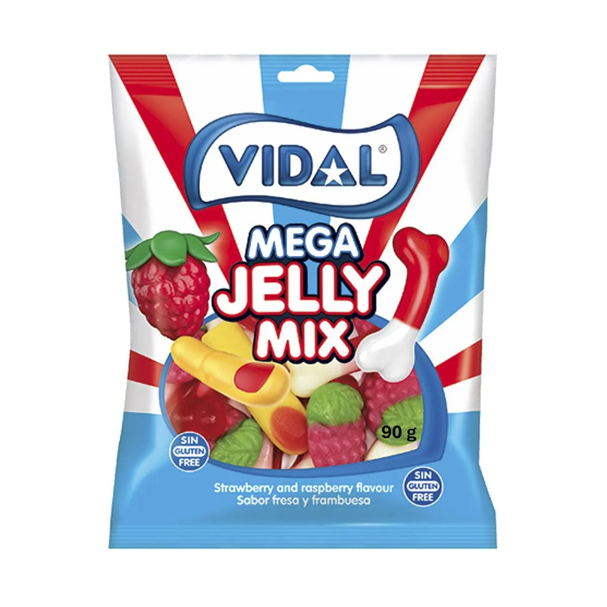 Vidal Mega Jelly Mix 90g