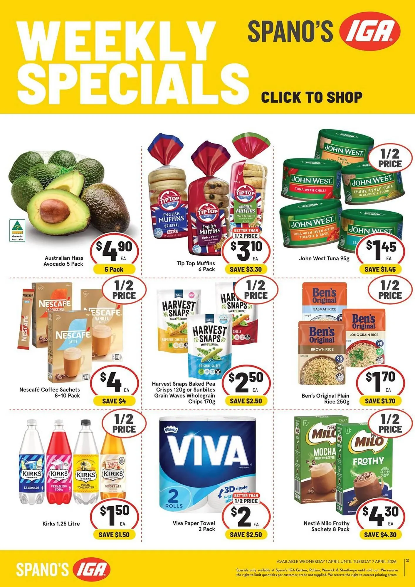 IGA catalogue - Catalogue valid from 1 April to 7 April 2026 - page 12