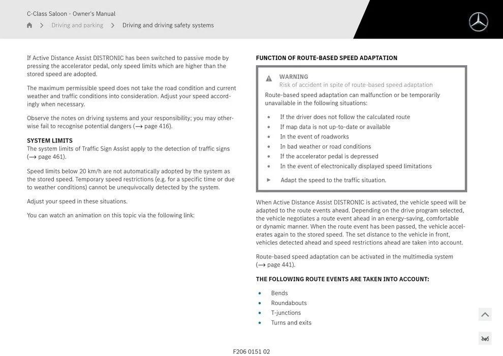 C-Class Sedan - Catalogue valid from 11 September to 11 September 2025 - page 440