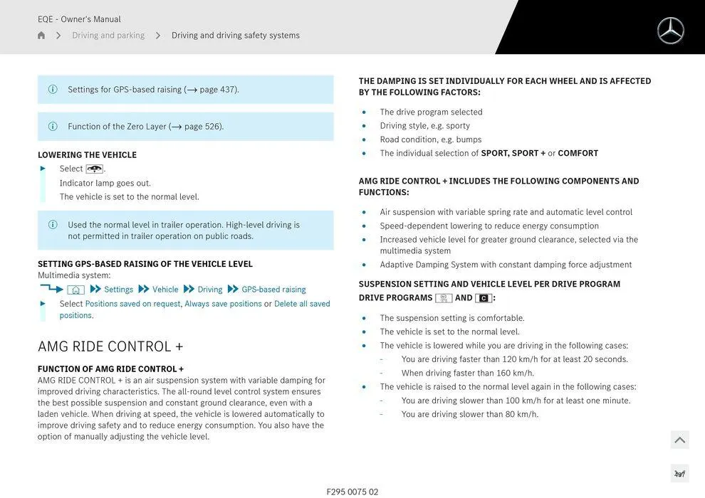 EQE Sedan - Catalogue valid from 11 September to 11 September 2025 - page 437