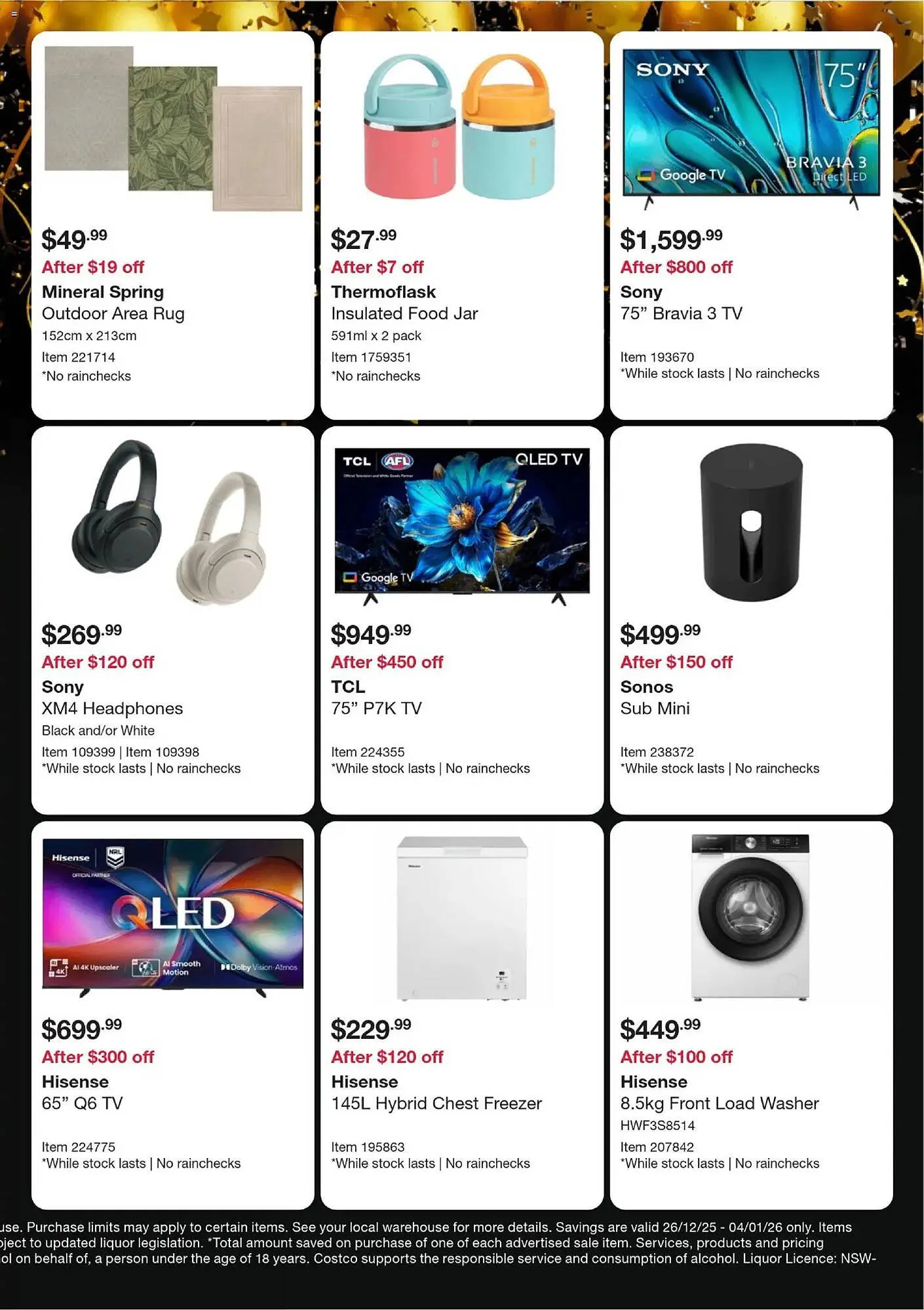 Costco catalogue - Catalogue valid from 25 December to 4 January 2026 - page 3