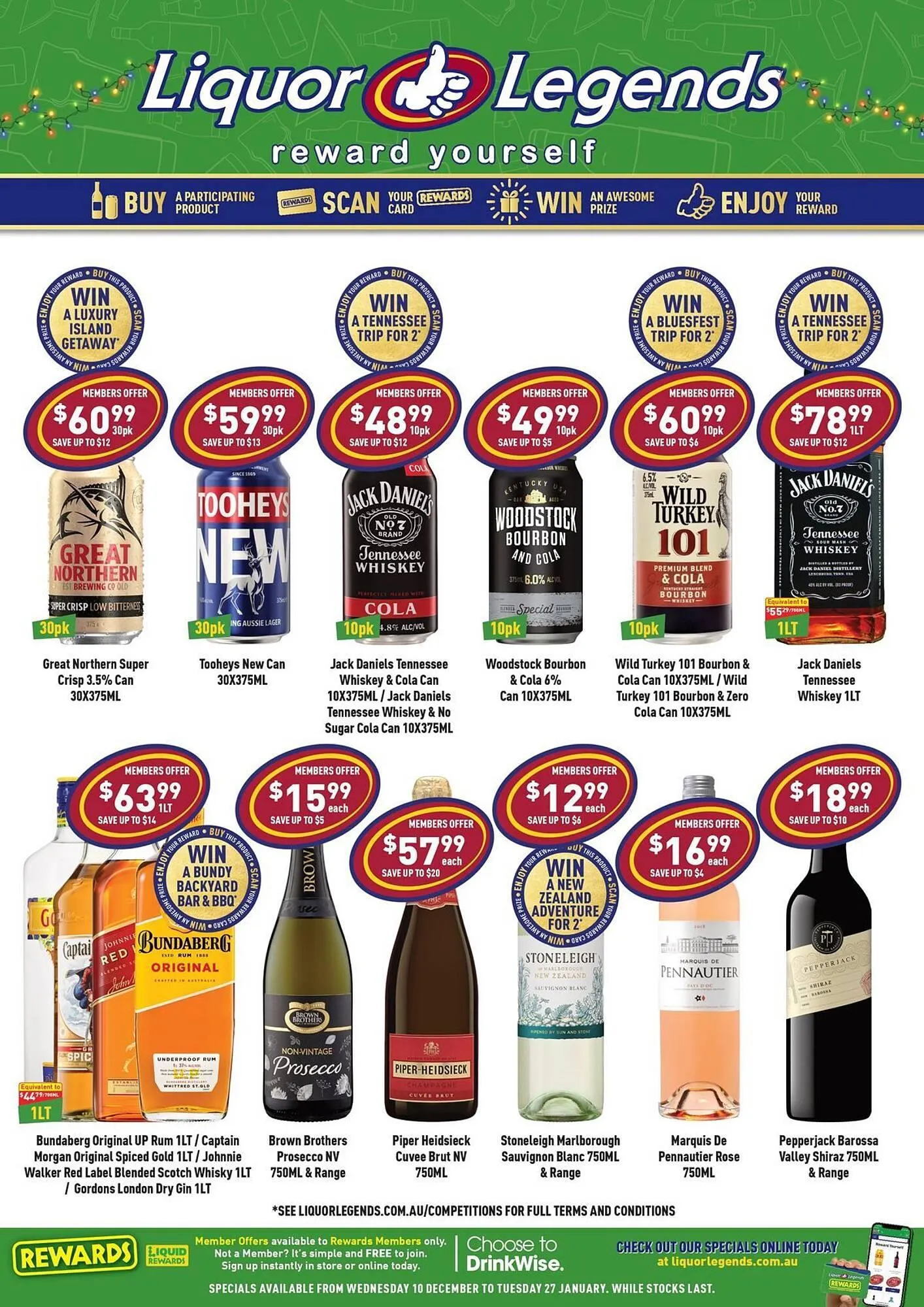 Liquor Legends catalogue - Catalogue valid from 10 December to 27 January 2026 - page 1