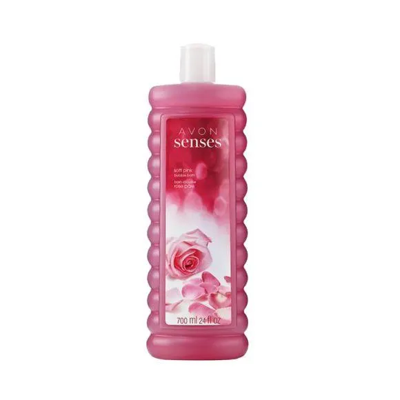 Avon Senses Soft Pink Bubble Bath