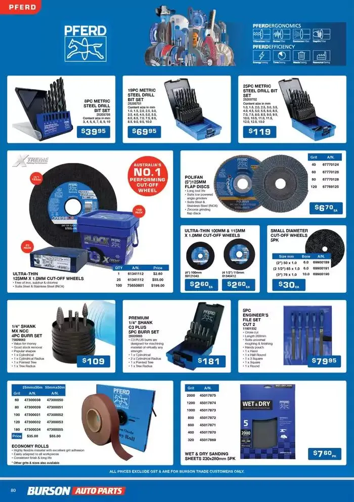 Tools And Equipment - Catalogue valid from 1 April to 30 June 2025 - page 80