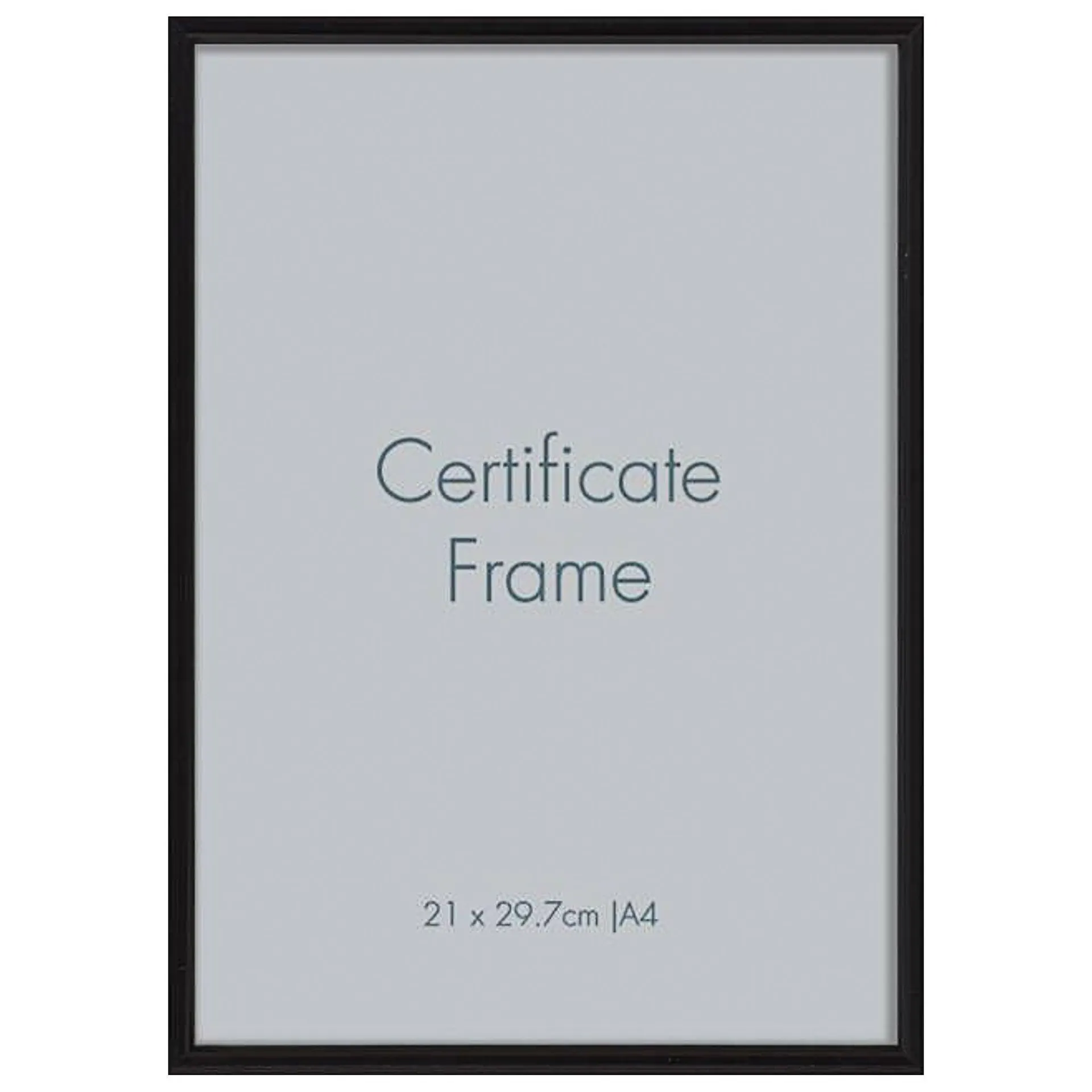 Black A4 Certificate Frame