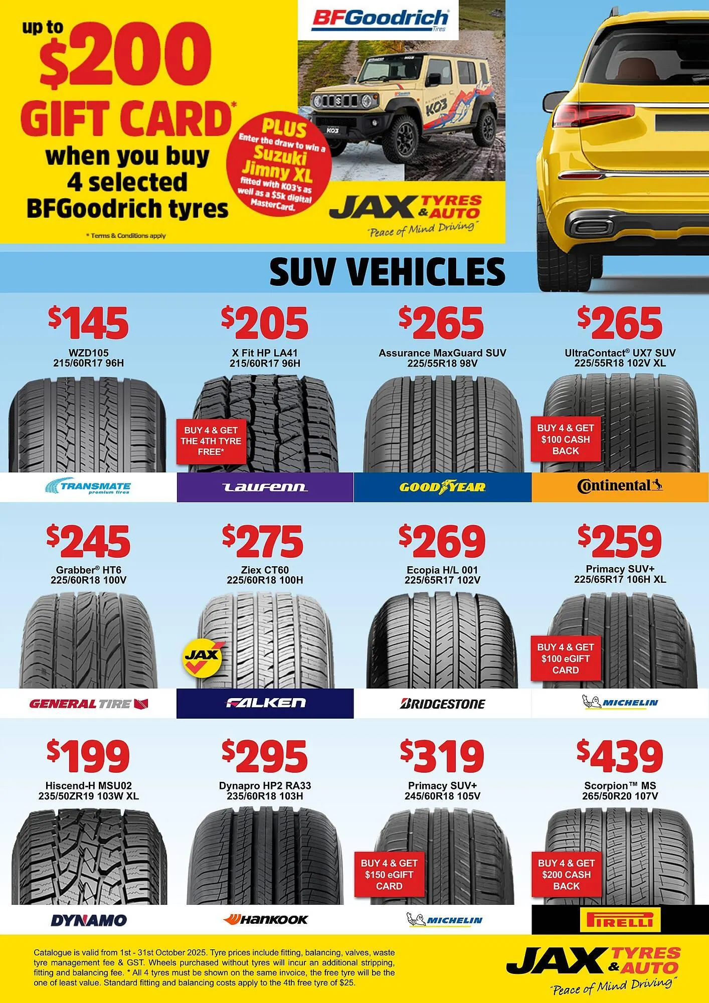 Jax Tyres catalogue - Catalogue valid from 1 October to 31 October 2025 - page 5