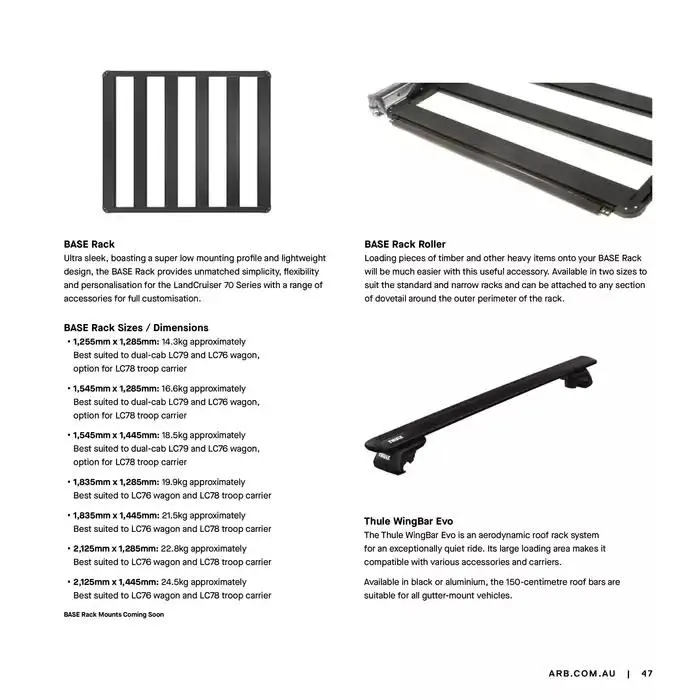 ARB 4x4 Accessories - Catalogue valid from 26 September to 31 December 2024 - page 47