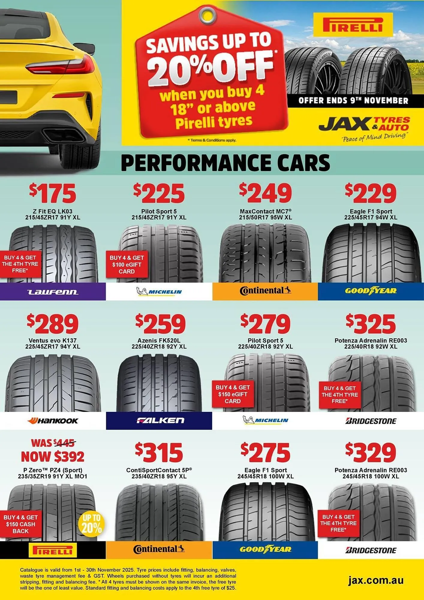 Jax Tyres catalogue - Catalogue valid from 3 November to 30 November 2025 - page 4