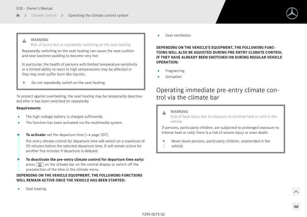 EQE Sedan - Catalogue valid from 11 September to 11 September 2025 - page 308