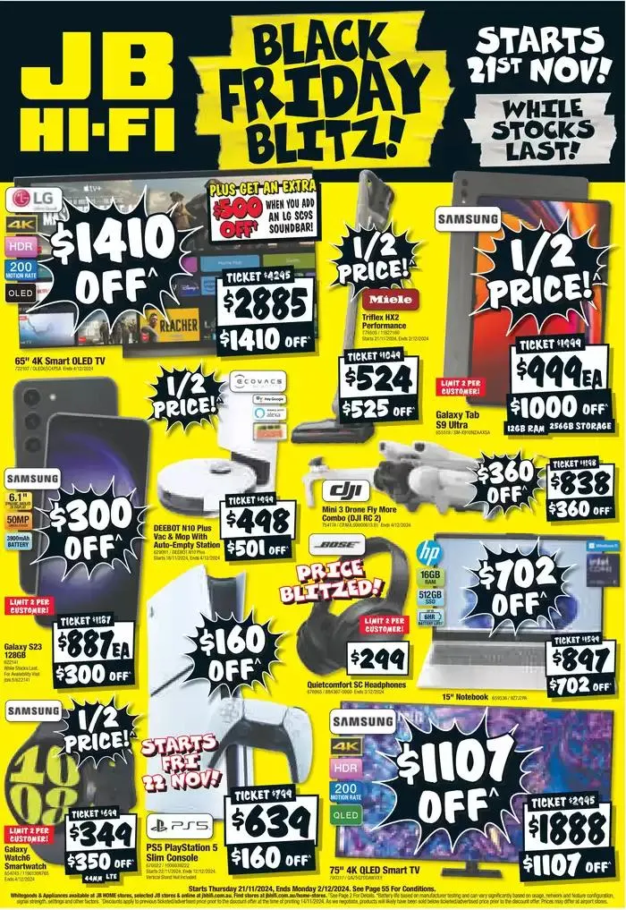 Black Friday Blitz - Catalogue valid from 21 November to 29 November 2024 - page 1